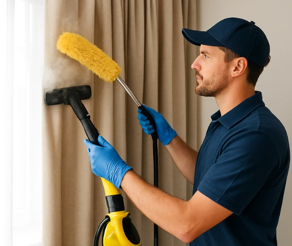 Trusted blind cleaning technician Matty Curtain Cleaning st-albans-vic QLD