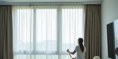 Delicate sheer drape cleaning st-albans-vic Matty Curtain Cleaning